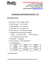 Vehicle Mounting Fire Fighting Pumps With Gearbox