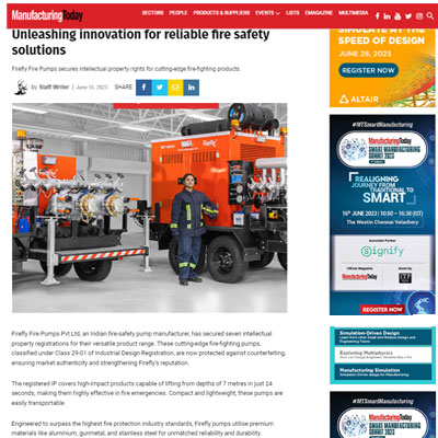 Firefly Fire Pumps in News