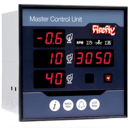 Master Control Unit, Water And Foam Level Indicators